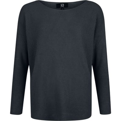 R.E.D. by EMP Shirt met lange mouwen - Cosy Bat Sleeve Knit - S tot XL - voor Vrouwen - zwart