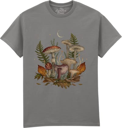 Paddestoelen Autumn Mushrooms The Coloured House T-shirt M