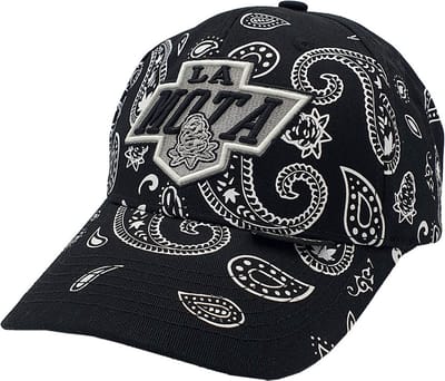 Lauren Rose – Paisley 420 Collection – La Mota – Glow in the Dark – Strapback Hat – Zwart – Verstelbaar – Unisex