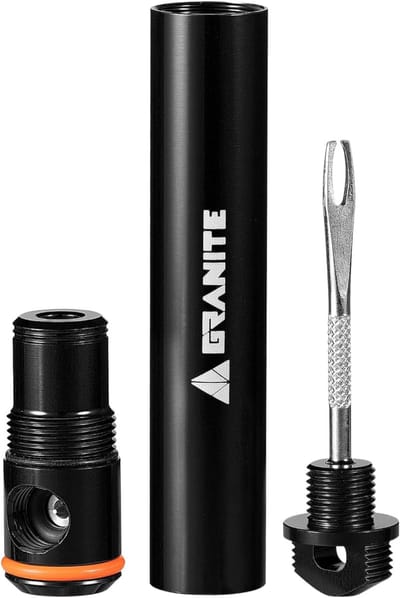 Tubeless Banden Reparatie Set met Geïntegreerde CO2 Flesje Pomp – Inclusief 2 Maten Pluggen
