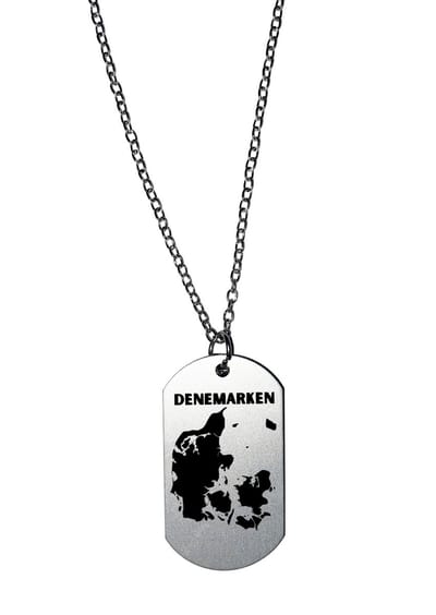 Akyol - denemarken ketting - Piloot - denemarken cadeau - beste land - leuk cadeau voor je vriend om te geven