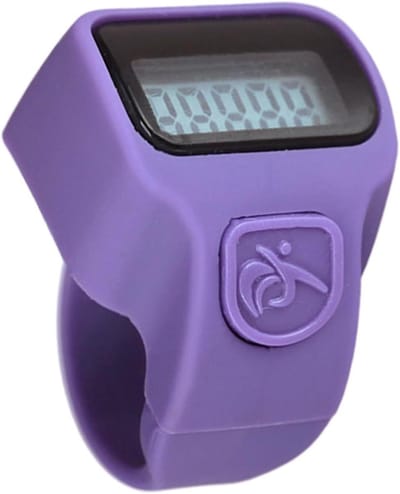 Handmatige Teller - Vingerteller Clicker - Activiteiten Tellen - LCD Display Tracker - 9.5 x 8.5 x 1.5 cm - Paars