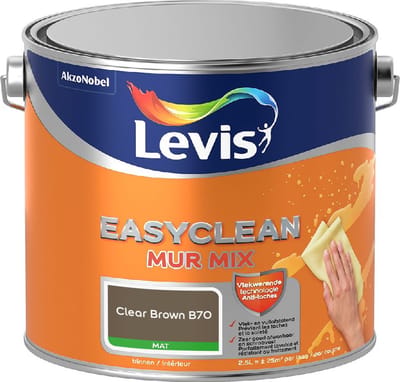 Levis - Easyclean Mur Mat Mix - Clear Brown B70 - Mengverf - 2,5 L