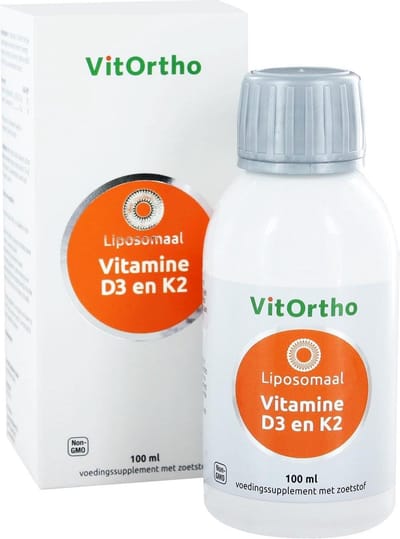 VitOrtho - Vitamine D3 en K2 Liposomaal (100 ml)