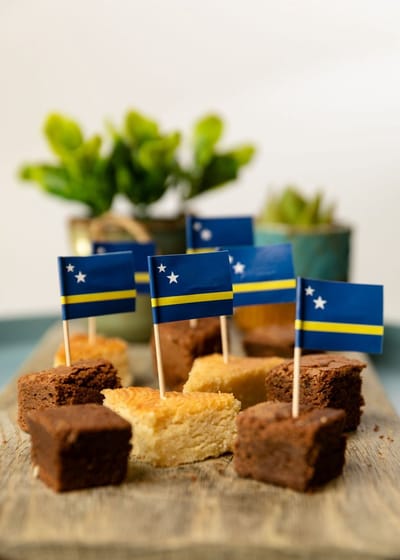100x Cocktailprikkers Curacao - Hapjes Cocktail Tapas Zomer Terras EK / WK Voetbal