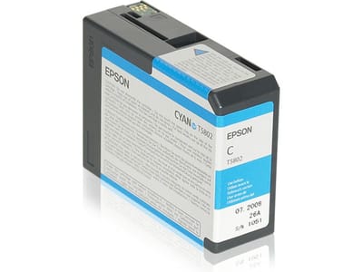 Epson T5802 - Cyaan Inkt - Inktpatroon Cyaan