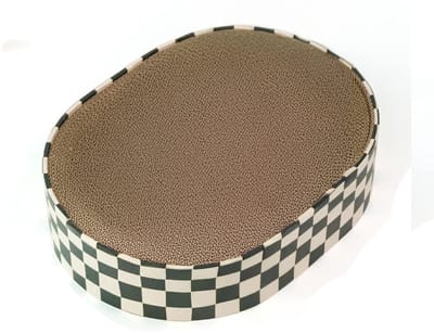 DailySupplies® Krabmeubel - Krabton voor Katten - Krabpaal - Zwart en Wit