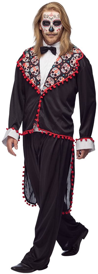 Boland - Kostuum Señor Esqueleto (50/52) - Volwassenen - Day of the dead - Skelet - Halloween - Cosplay - Themafeest