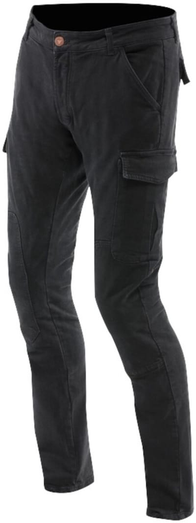 Dainese Cargo Slim Tapered Zwart Textiele Motorbroek - Broek
