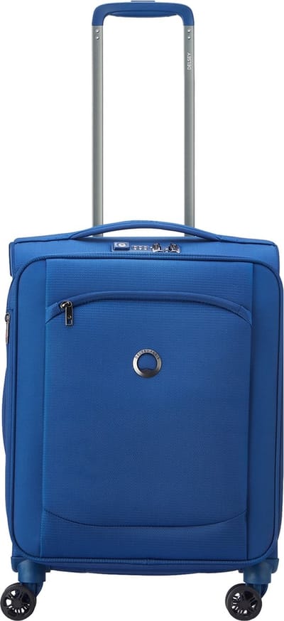 Delsey Montmartre Air 2.0 Handbagagekoffer - 55 cm Slim - Vergrootbaar - Blauw