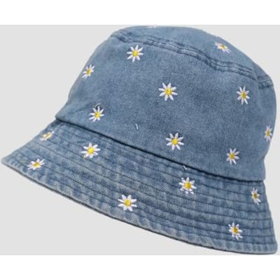 Krokant Geborduurde Cowboy Vier Seizoenen Lachend Gezicht Klein Masker Vissershoed Vrouwelijke Ins Zonbescherming Zonbescherming Hoed One Size gray