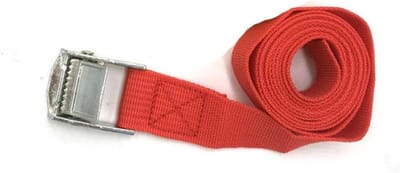 Spanbanden met Ratel - Laadbanden Vastzetten - Vervoer Zaken - Sterke Gesp - 25mm x 3m - Rood