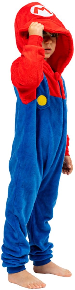 RIETHMULLER - Super Mario jumpsuit voor kinderen - 128 (6-8 jaar)