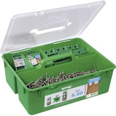 SPAX 5000009030009 Cilinderkopschroeven assortiment 5.0 mm 60 mm T-STAR plus RVS V2A A2 1 set(s)