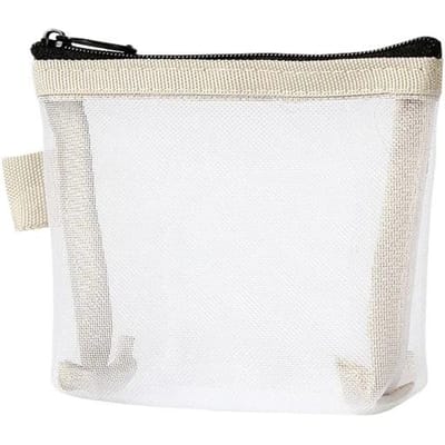 Transparante Mesh Lippenstift Opbergtas Draagbare Mini Make-up Tas Make-up Koffer Sleutel Oortelefoon Datakabel Organizer Kaarthouder Portemonnee