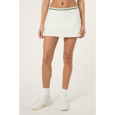 FILA Lunata Fitted Graphic Taped Tennis Skort Egret Größe: XS | Miniröcke Outlet | Damen