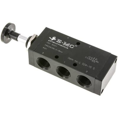 5/2 G1/2'' Axiale Handbediende Hefboom Ventiel 0-8bar/0-112psi E.MC