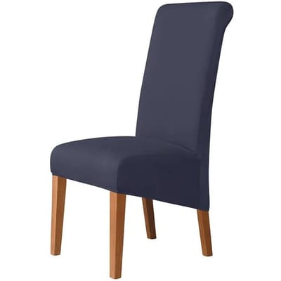 Hoge rugleuning en universele stoelhoes voor eetkamer Hotel XL M maat T Jacquard Extra grote stretch spandex stoelhoezen wasbaar XL size (60-75cm)
