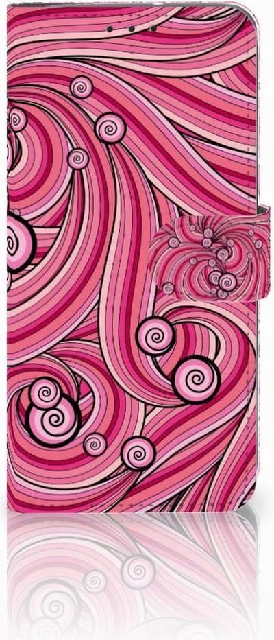 Motorola Moto G7 Power Hoesje Swirl Pink