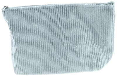 longziming -Make-uptas van Corduroy – Zachte Toilettas met Rits – Compact & Lichtgewicht – Dubbel Laags Organizer voor Make-up, Reizen & Dagelijks Gebruik – 22 × 12 cm