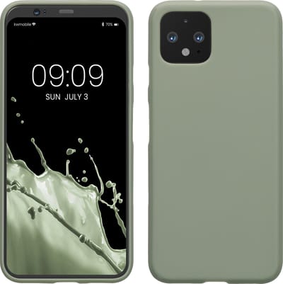 kwmobile telefoonhoesje geschikt voor Google Pixel 4 - Hoesje voor smartphone - Back cover in grijsgroen