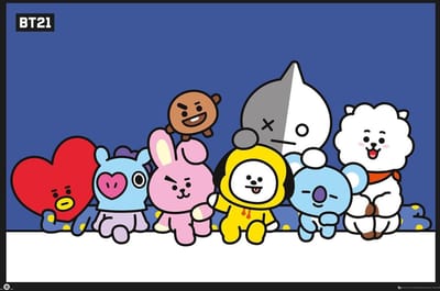 BT21 Groep Poster 61x91.5cm