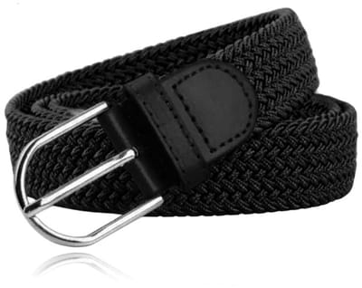 LGT JWLS Herencanvasriem - Elastisch, Zwart-100cm