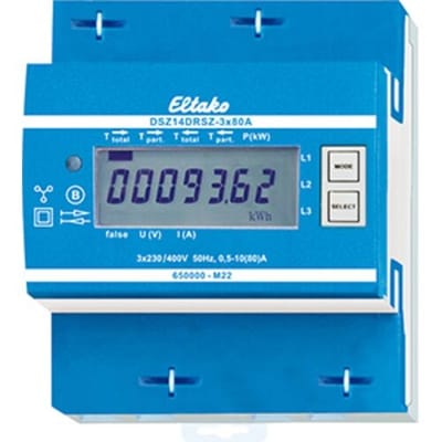 Eltako DSZ14DRSZ-3x80A MID 28465715 kWh-meter 3-fasen Digitaal 10 A 1 stuk(s)