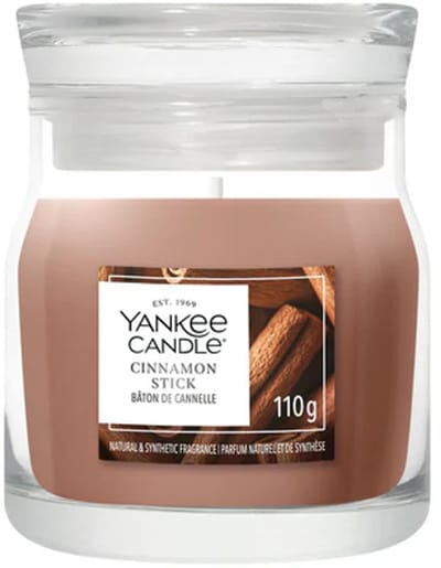 Yankee Candle - Cinnamon Stick Small Jar Geurkaars - tot 30 branduren