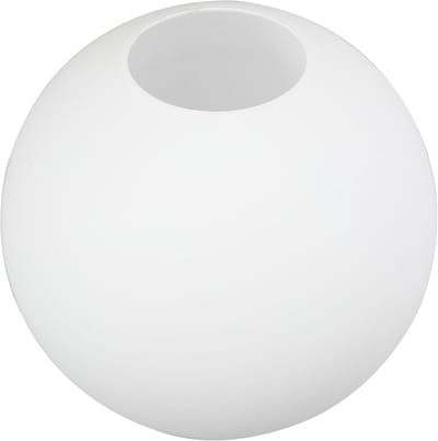 Glazen Lampenkap - Bol Lampenkap - Sfeerverlichting Maken - Moderne Matte Stijl - 12cm Diameter - Wit