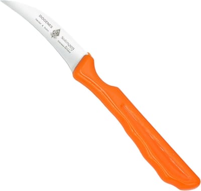 Diogenes Solingen Champignonmesje 6cm – Oranje – RVS – Ergonomisch