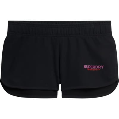 Superdry Sportswear Logo Racer Korte Sportbroek Zwart L Vrouw