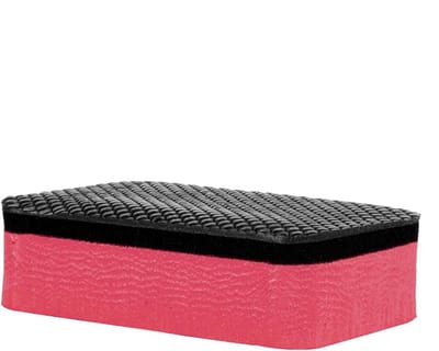 Autodetailing Spons - Clay Bar Reiniger - Lak Reinigen - Ergonomische Grip - 8.5x5.5x2.7cm - Rood