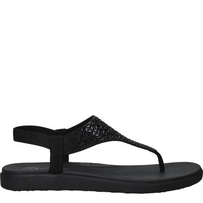 Skechers MEDITATION LUXE-MODERN EVENT Dames Sandalen - Zwart