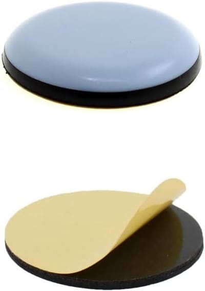 Meubelglijders - PTFE Glijders - Meubels Verplaatsen - Zelfklevend - 50mm - Grijs