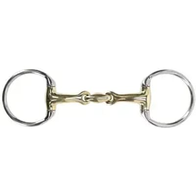 QHP Bustrens Dubbel Gebroken Anatomisch 14 mm Argentan - 9,5