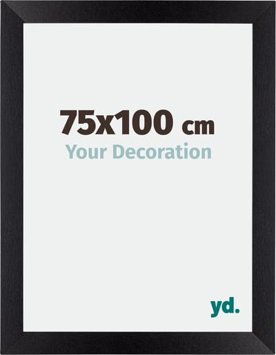 Your Decoration - Fotolijst 75x100 cm - MDF - Zwart Mat - Mura