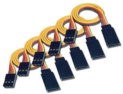 Premium Servo Verlengkabel 50 cm - 22 AWG - Mannelijk naar Vrouwelijk - 3 Pins