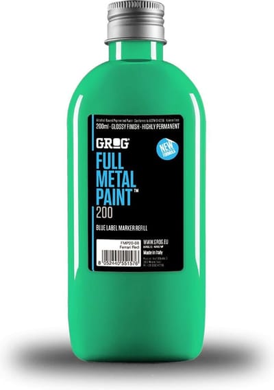 Grog Full Metal 200ml Navul Inkt - Obitory Green