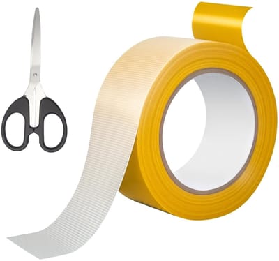 Dailygoods- Dubbelzijdig Tape Hoge Hechtkracht - 5 cm x 20 m - Sterk en Robuust - Eenvoudig te Verwijderen - Duurzaam Plakband - Geschikt voor Tapijt