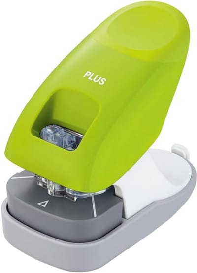 Nietloze Nietmachine voor 10 Vellen, Duurzaam en Gemakkelijk in Gebruik, Groen