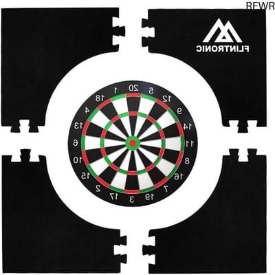 RFWR® Dartbord Wandbeschermingsring van EVA, Universele & Lichtgewicht Bescherming voor Dartborden
