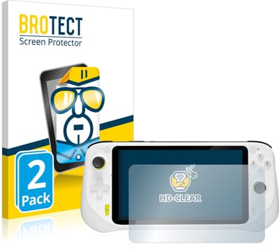 BROTECT - Screenprotector voor Logitech G Cloud - Folie Beschermfolie transparant 2 Stuks