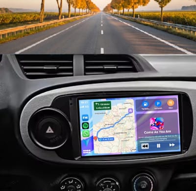 Autoradio 4/64GB met Carplay en Android auto | Geschikt voor Toyota Yaris 2012-2017 | Radio scherm met Navigatie | 2012 2013 2014 2015 2016 2017