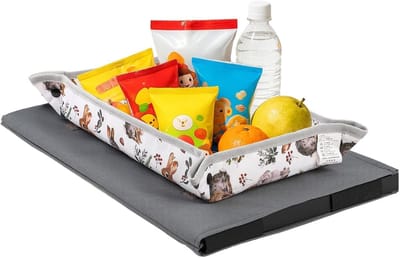 Vliegtuig Dienbladhoes - Reis Organizer - Hygiënisch Reizen - Met Tablet Houder - 44 x 30 cm - Konijn