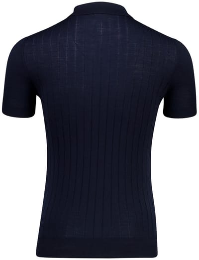 Born With Appetite poloshirt korte mouw donkerblauw