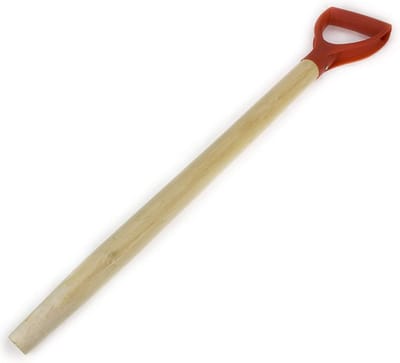 Vervangende Schacht - D-greep Set - Tuinonderhoud Reparatie - Stevige Houten Schacht - 80cm Hoogte