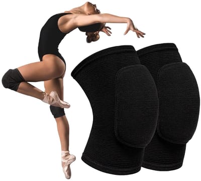 2 stuks sportstretch-kniebeschermers, beschermen het kniegewricht, dansen, kniebeschermers, volleybal, sportkniebeschermers voor handbal, basketbal, hardlopen