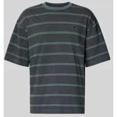 Relaxed fit T-shirt met labelstitching model 'HANSON'