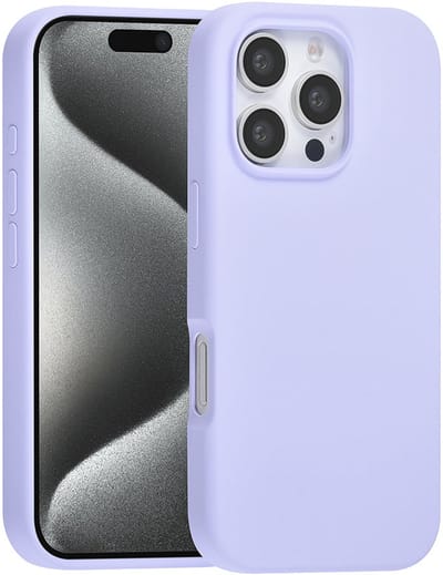 TUNIQ - iPhone 16 Pro - Backcase - Premium Liquid - silicone - Paars
